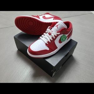 Jordan 1 Low Gym Red White.